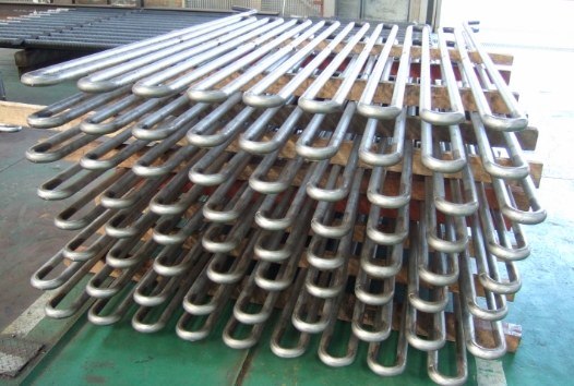 Air Fin 過熱器管パネル製作