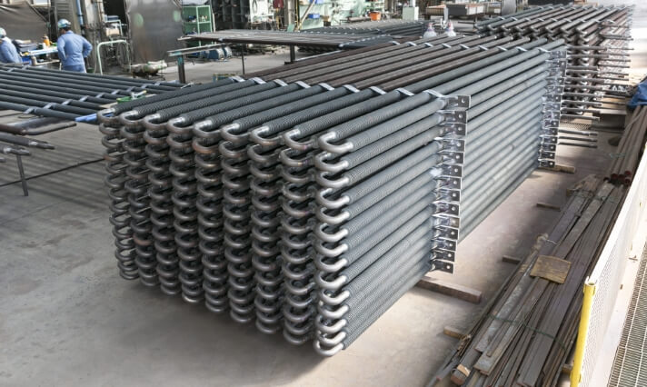 CDQ boiler　Economizer　Panel（CDQボイラ　エコノマイザーパネル）